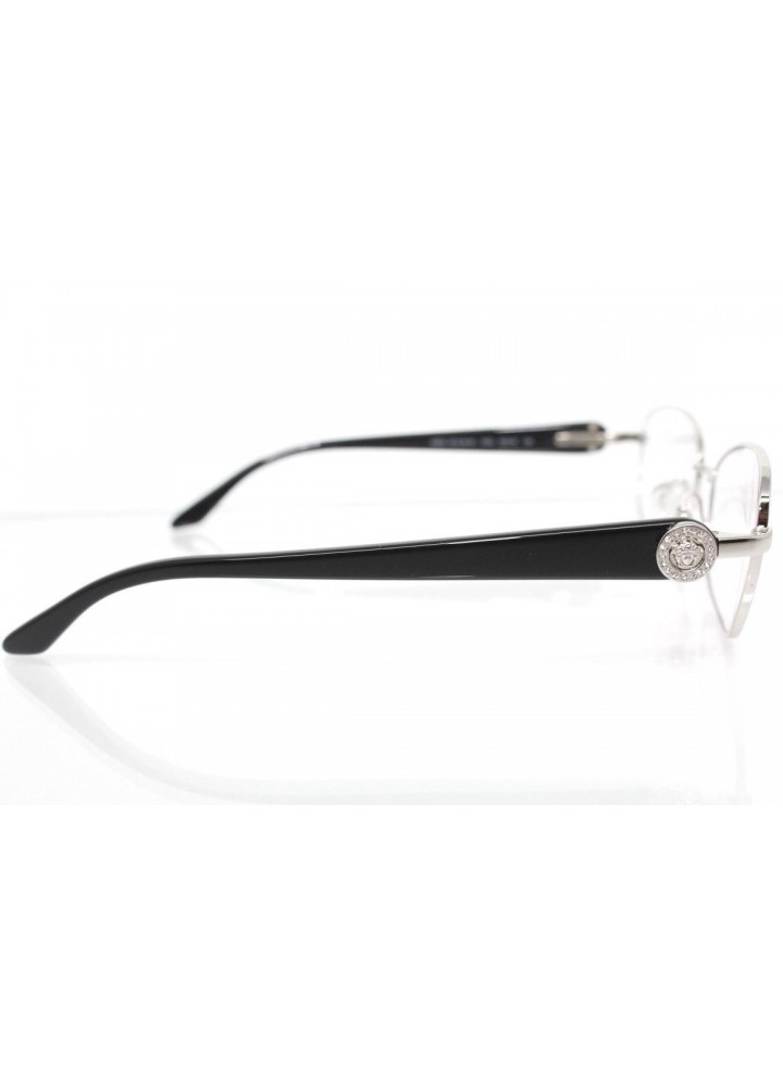Versace Eyeglasses MOD. 1210-B-M 1000 Silver/Black