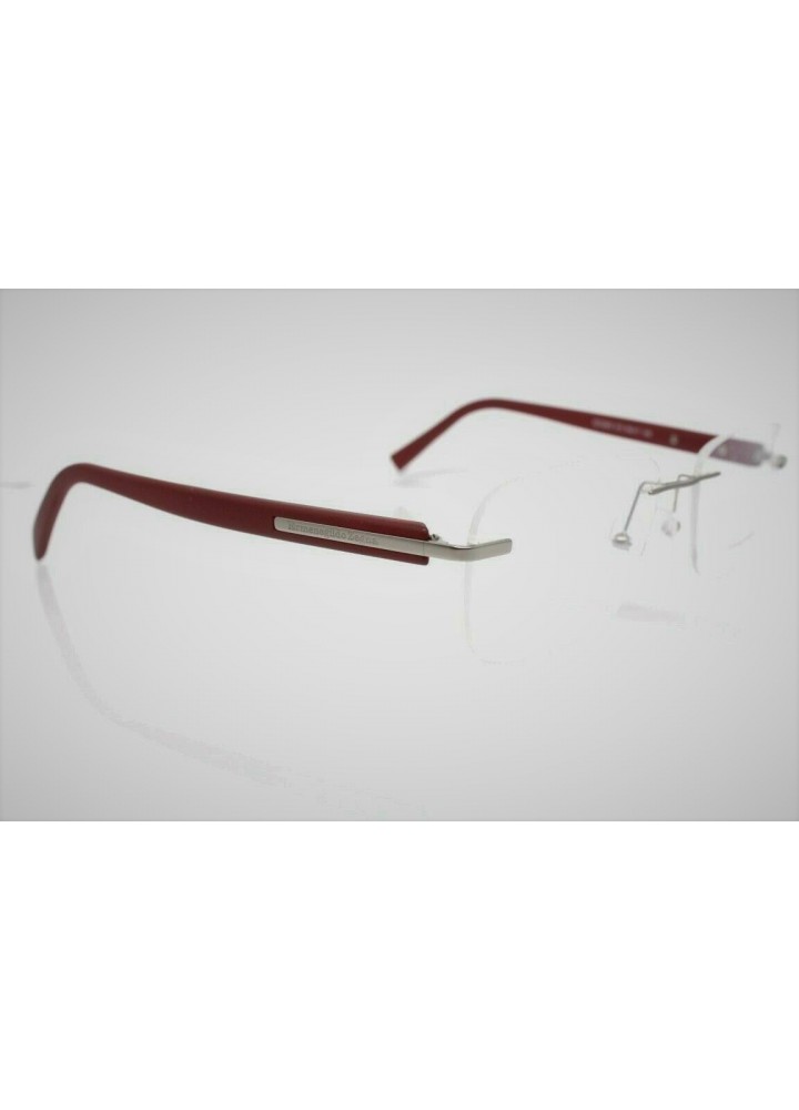 Ermenegildo Zegna EZ 5003 015 - Rimless Silver/Burgundy