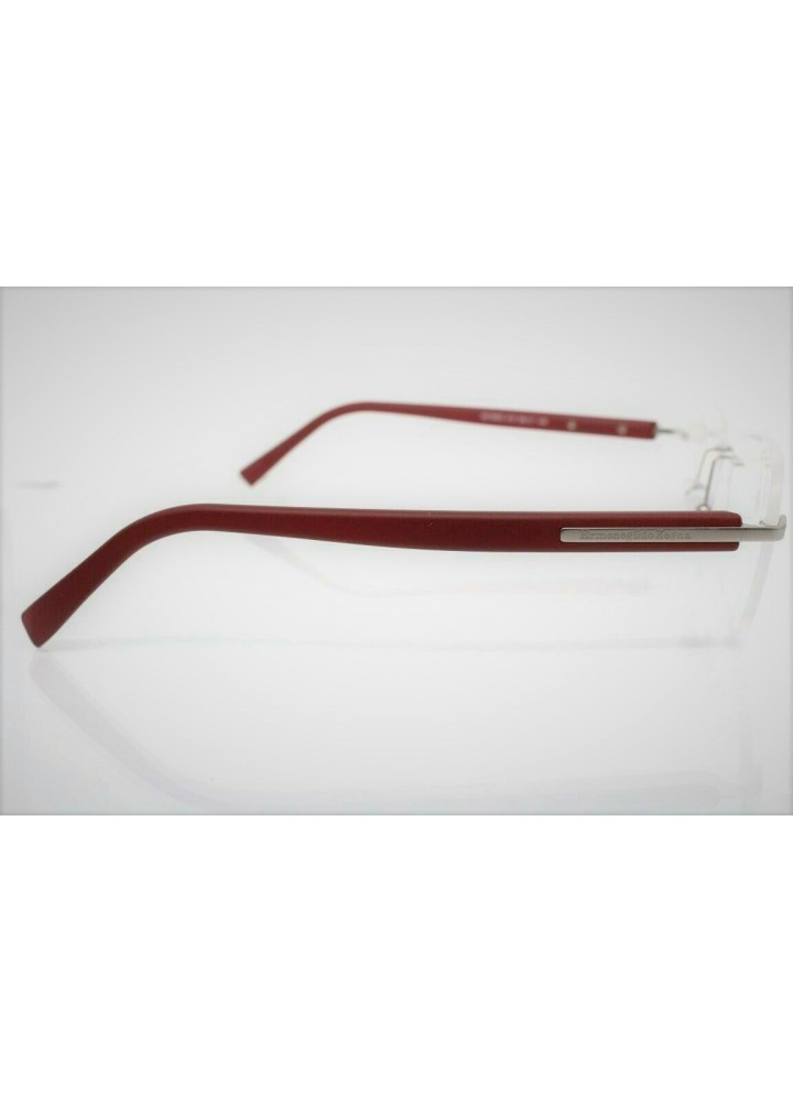 Ermenegildo Zegna EZ 5003 015 - Rimless Silver/Burgundy