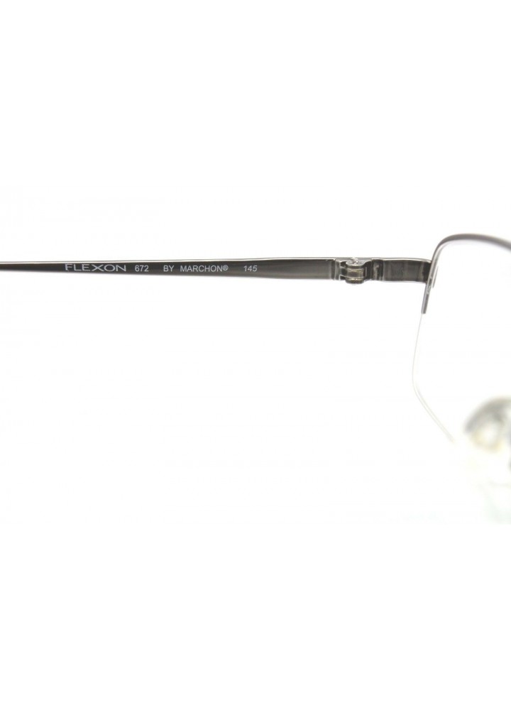 Flexon 672 By Marchon - Shiny Bark Semi-Rimless